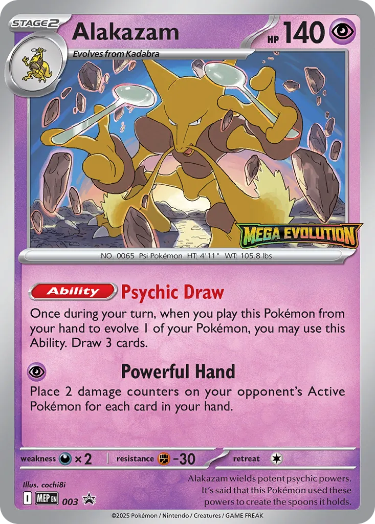 Alakazam - 003 - Promo (Español Latino Foil NM)