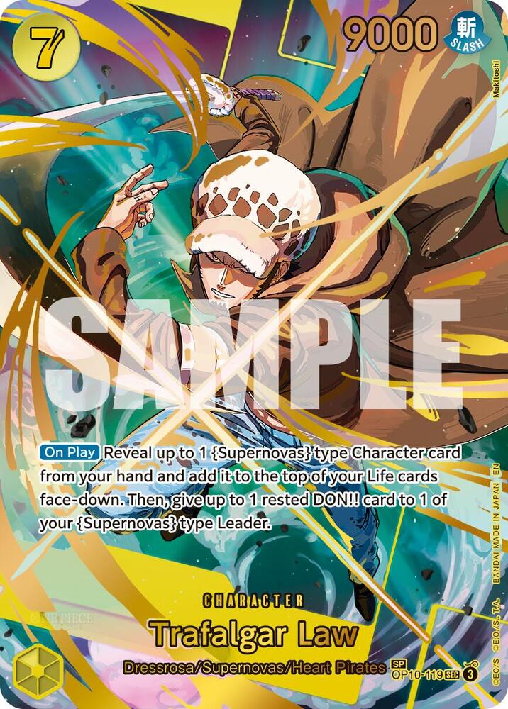 Trafalgar Law - OP10-119 (SP) - OP10-119 - Special Card Foil (Inglés Foil NM)