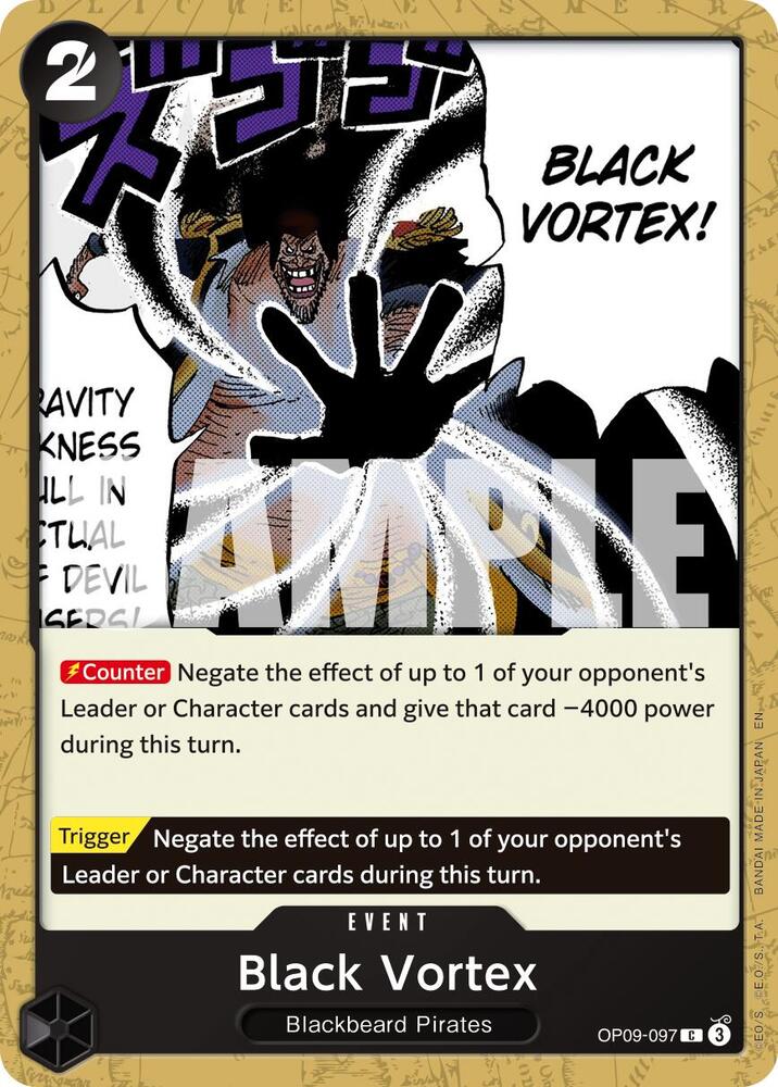 Black Vortex (Reprint) - OP09-097 - Common (Inglés NM)