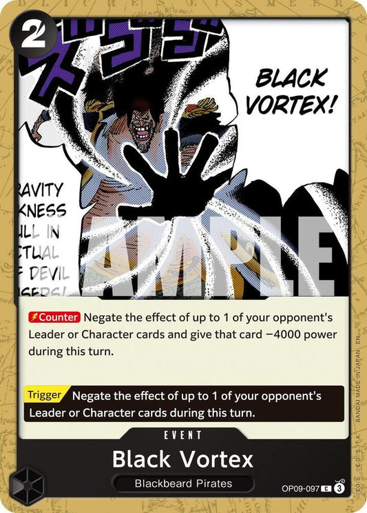 Black Vortex (Reprint) - OP09-097 - Common (Inglés NM)