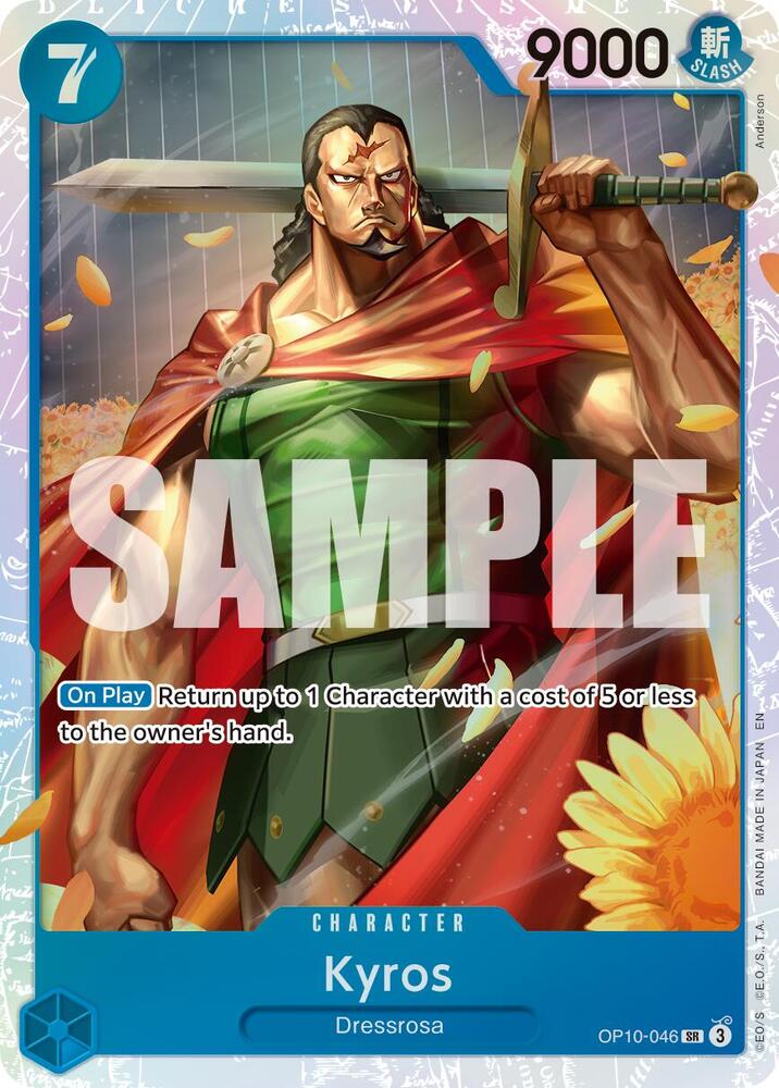Kyros (Reprint) - OP10-046 - Super Rare Foil (Inglés Foil NM)