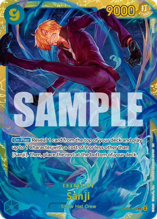 Sanji - OP06-119 (Reprint) - OP06-119 - Secret Rare Foil (Inglés Foil NM)