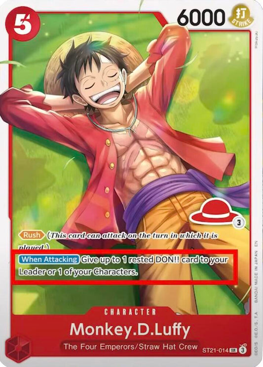 Monkey.D.Luffy - ST21-014 (Luffy Deck) - ST21-014 - Super Rare (Inglés NM)