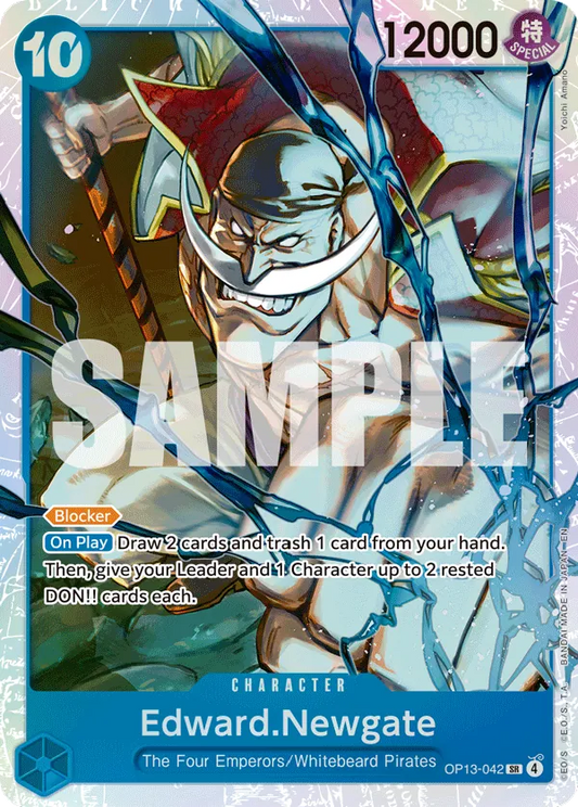 Edward.Newgate - OP13-042 - Super Rare Foil (Inglés Foil NM)
