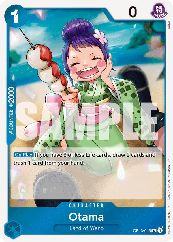 Otama - OP13-043 - Rare Foil (Inglés Foil NM)