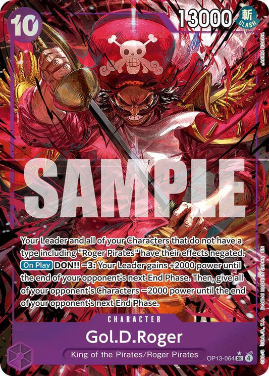 Gol.D.Roger (064) (Alternate Art) - OP13-064 - Alternate Art Foil (Inglés Foil NM)