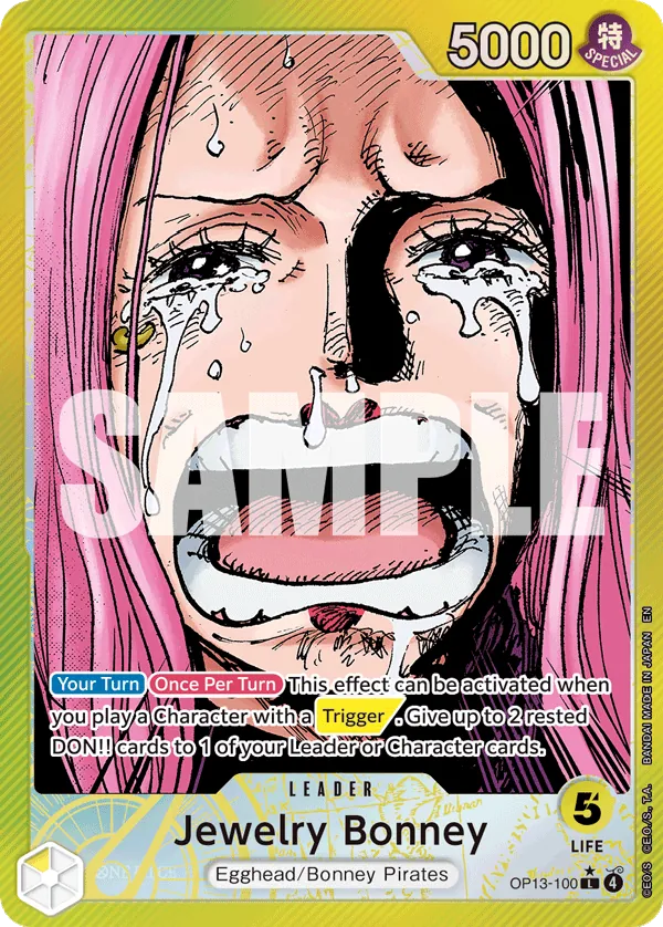 Jewelry Bonney (100) (Alternate Art) - OP13-100 - Alternate Art Foil (Inglés Foil NM)