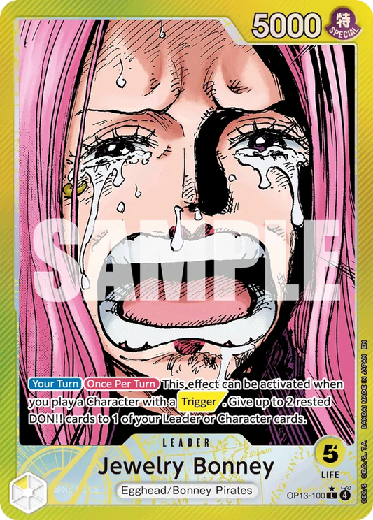 Jewelry Bonney (100) (Alternate Art) - OP13-100 - Alternate Art Foil (Inglés Foil NM)