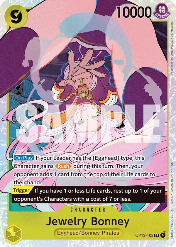 Jewelry Bonney (108) - OP13-108 - Super Rare Foil (Inglés Foil NM)