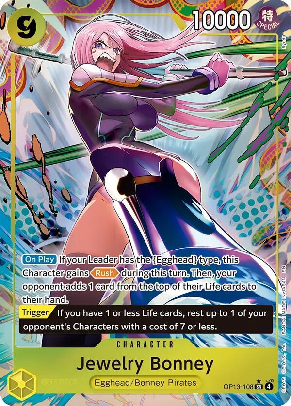 Jewelry Bonney (108) (Alternate Art) - OP13-108 - Alternate Art Foil (Inglés Foil NM)