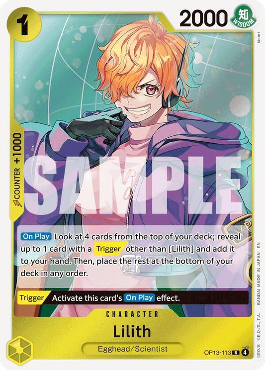 Lilith - OP13-113 - Rare Foil (Inglés Foil NM)