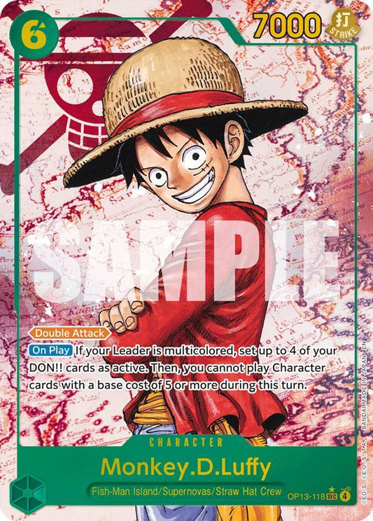 Monkey.D.Luffy (118) (Parallel) - OP13-118 - Alternate Art Foil (Inglés Foil NM)