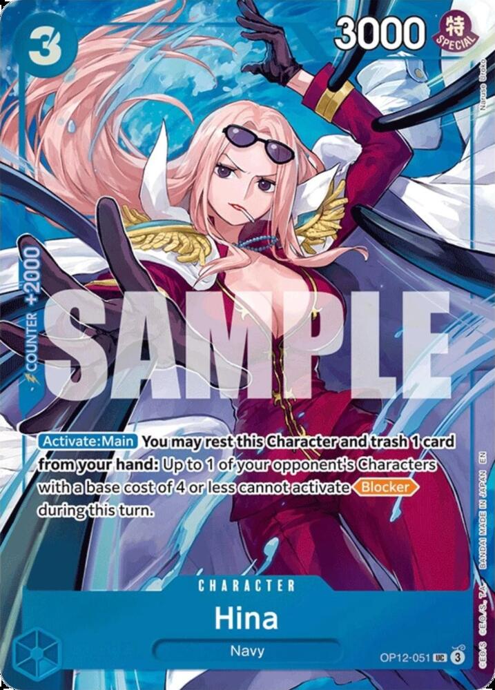Hina (Premium Card Collection -Best Selection Vol. 5-) - OP12-051 - Uncommon Foil (Inglés Foil NM)