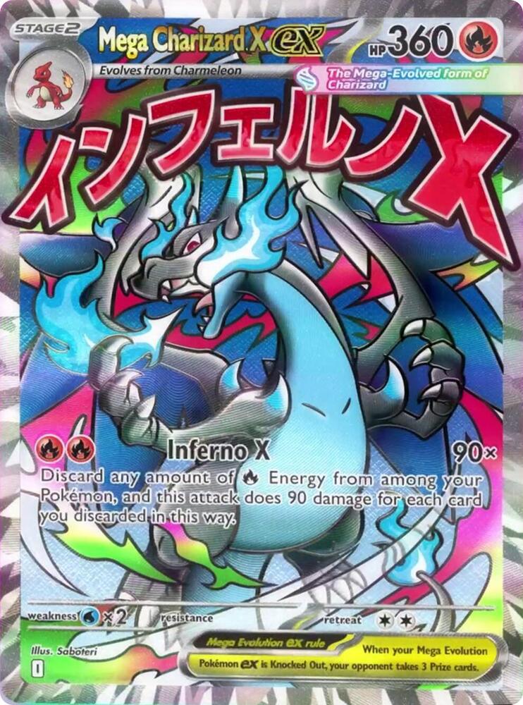 Mega Charizard X ex - 023 - Promo (Inglés Foil NM)
