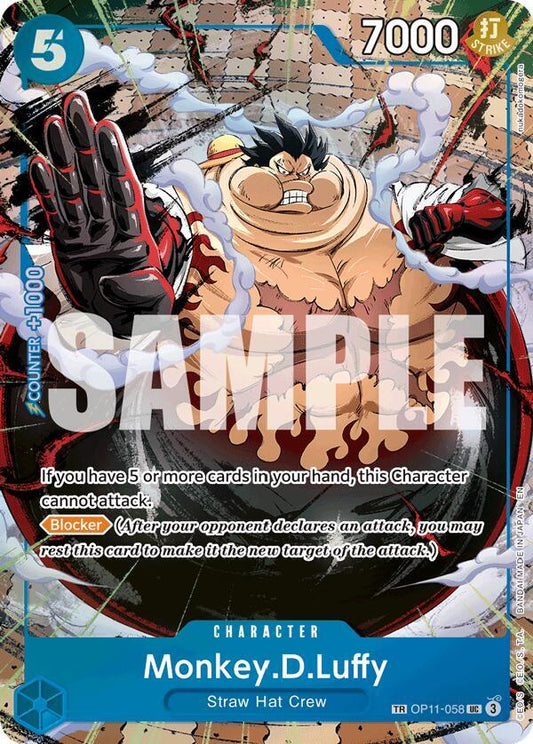 Monkey.D.Luffy - OP11-058 (TR) - OP11-058 - Treasure Rare Foil (Inglés Foil NM)