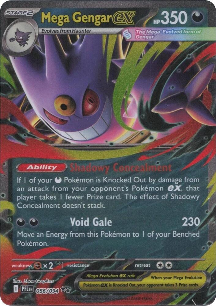 Mega Gengar ex - 056/094 - Double Rare (Español Foil NM)