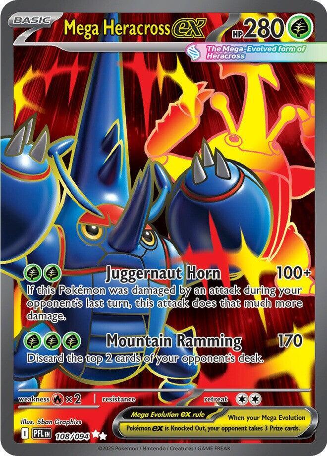 Mega Heracross ex - 108/094 - Ultra Rare (Español Foil NM)
