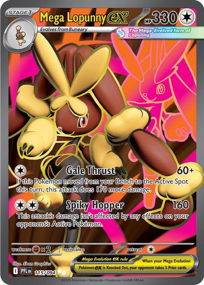 Mega Lopunny ex - 115/094 - Ultra Rare (Inglés Foil NM)