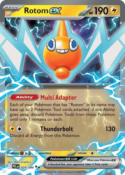 Rotom ex - 029/094 - Double Rare (Inglés Foil NM)