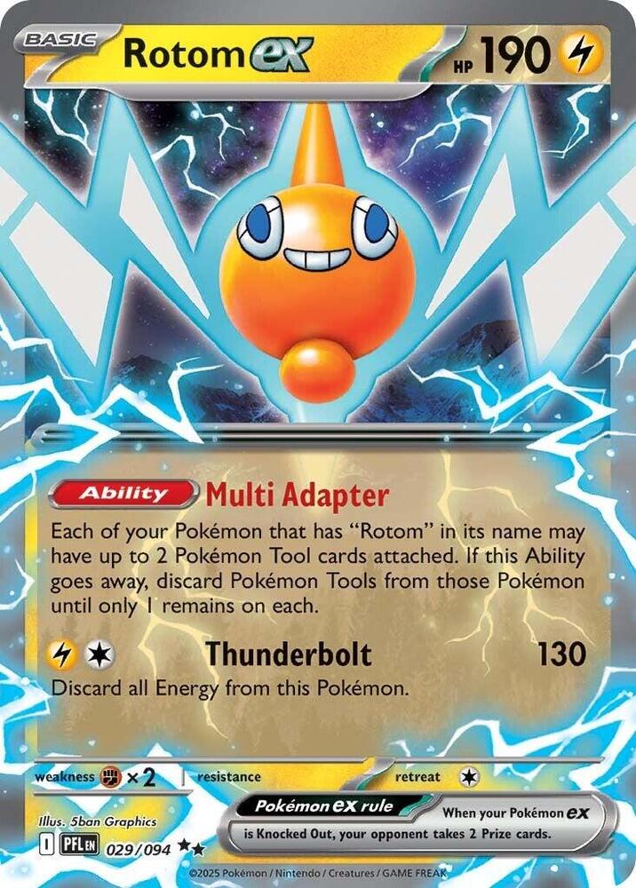 Rotom ex - 029/094 - Double Rare (Español Latino Foil NM)
