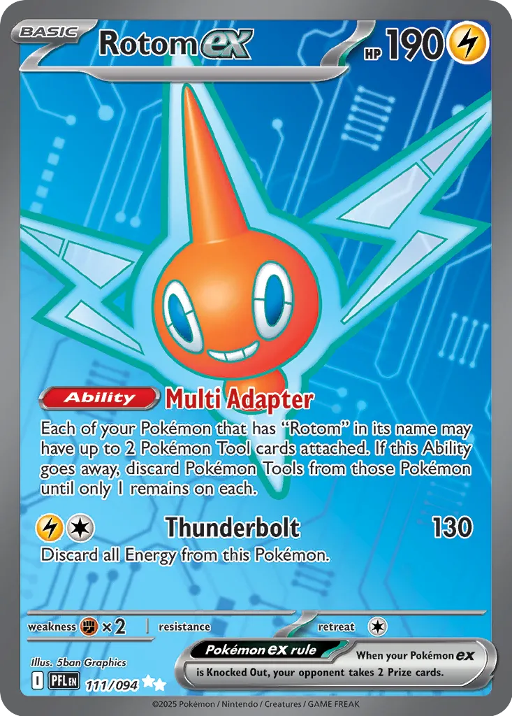 Rotom ex - 111/094 - Ultra Rare (Español Foil NM)