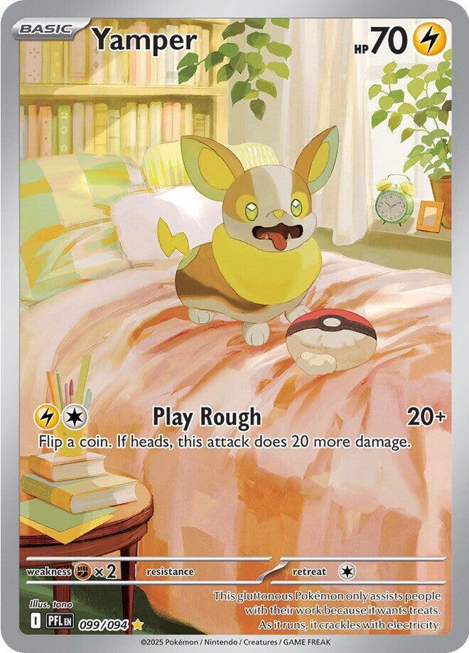 Yamper - 099/094 - Illustration Rare (Inglés Foil NM)