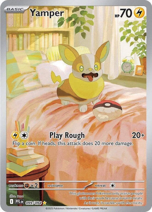 Yamper - 099/094 - Illustration Rare (Inglés Foil NM)