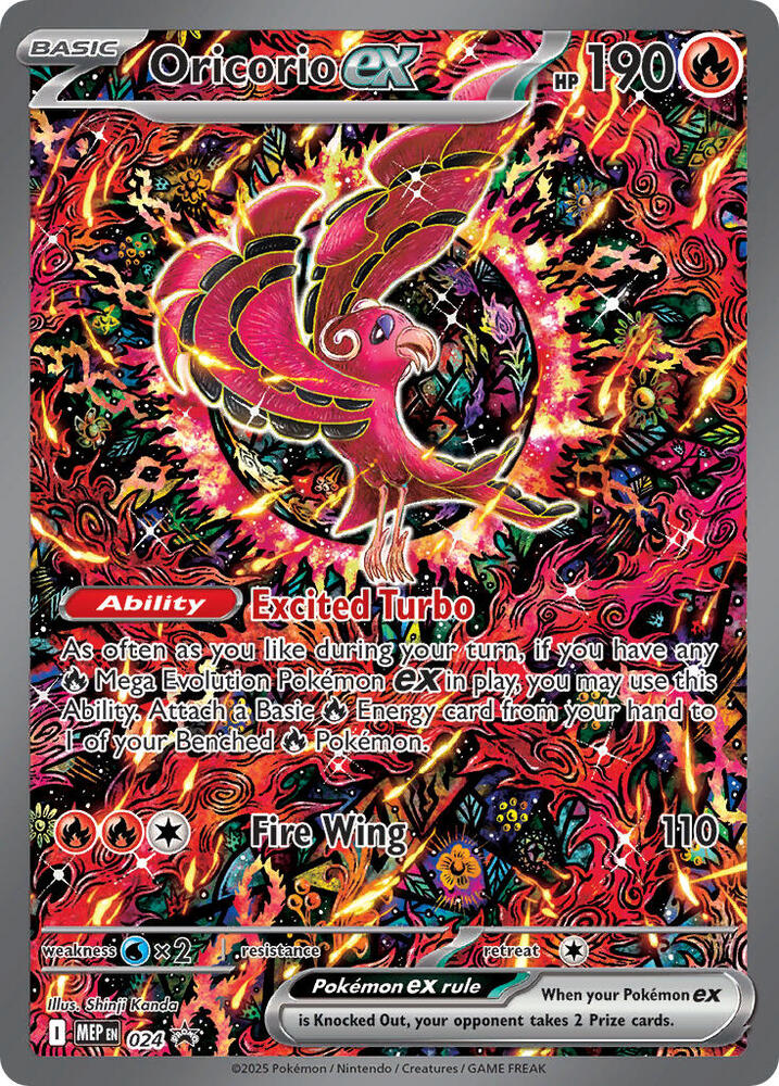 Oricorio ex - 024 - Promo (Inglés Foil NM)