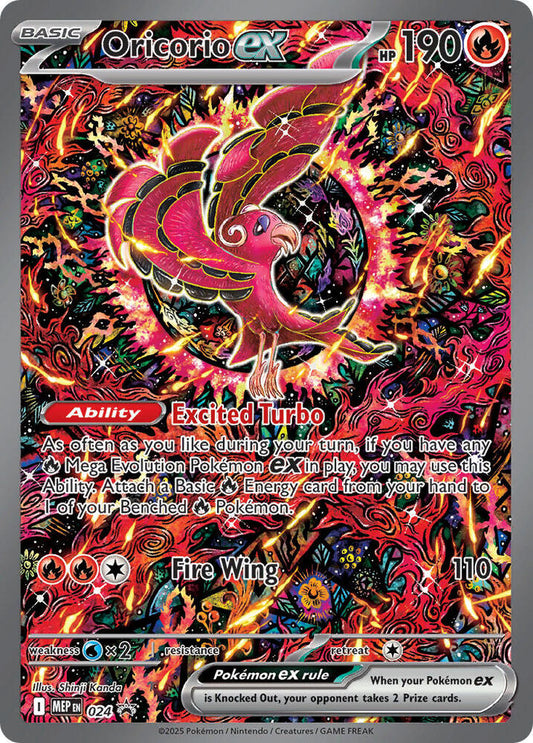 Oricorio ex - 024 - Promo (Inglés Foil NM)