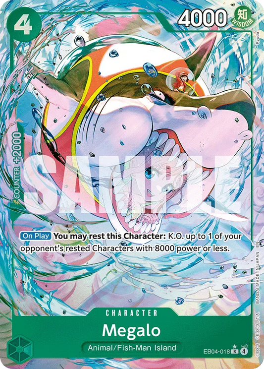 Megalo (Alternate Art) - EB04-018 - Alternate Art Foil (Inglés Foil NM)