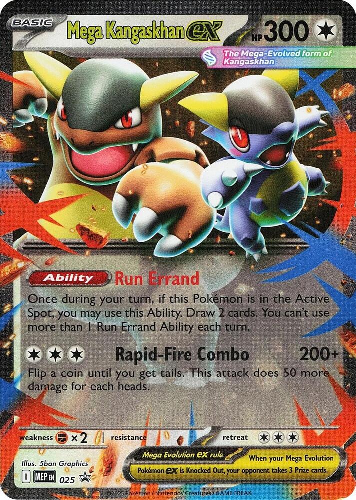 Mega Kangaskhan ex - 025 - Promo (Inglés Foil NM)