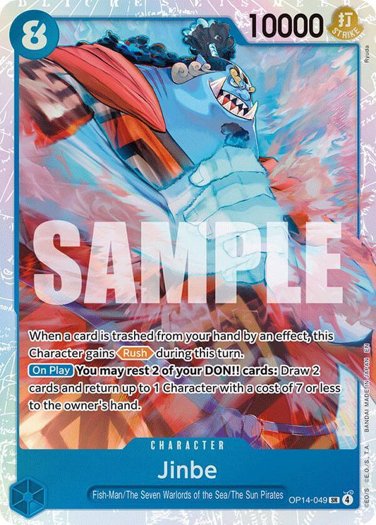 Jinbe - OP14-049 - OP14-049 - Super Rare Foil (Inglés Foil NM)