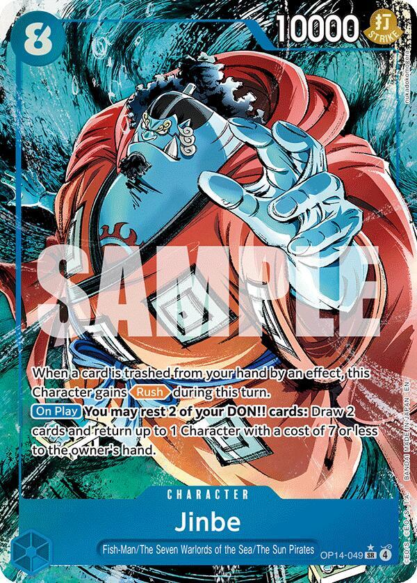 Jinbe - OP14-049 (Alternate Art) - OP14-049 - Alternate Art Foil (Inglés Foil NM)