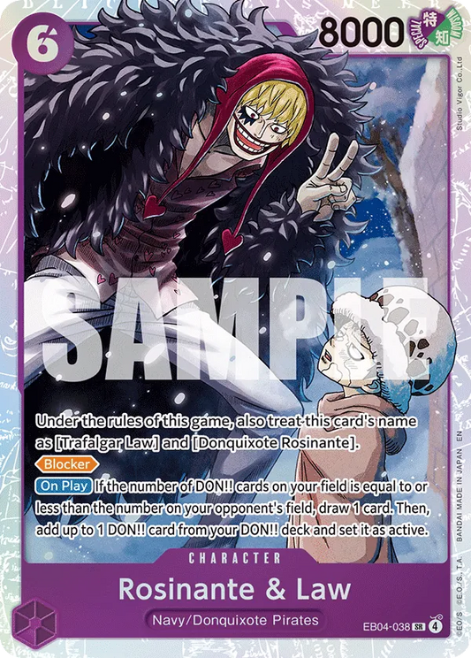 Rosinante & Law - EB04-038 - Super Rare Foil (Inglés Foil NM)