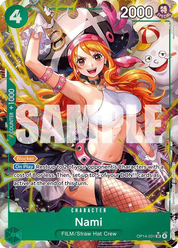 Nami (Alternate Art) - OP14-031 - Alternate Art Foil (Inglés Foil NM)