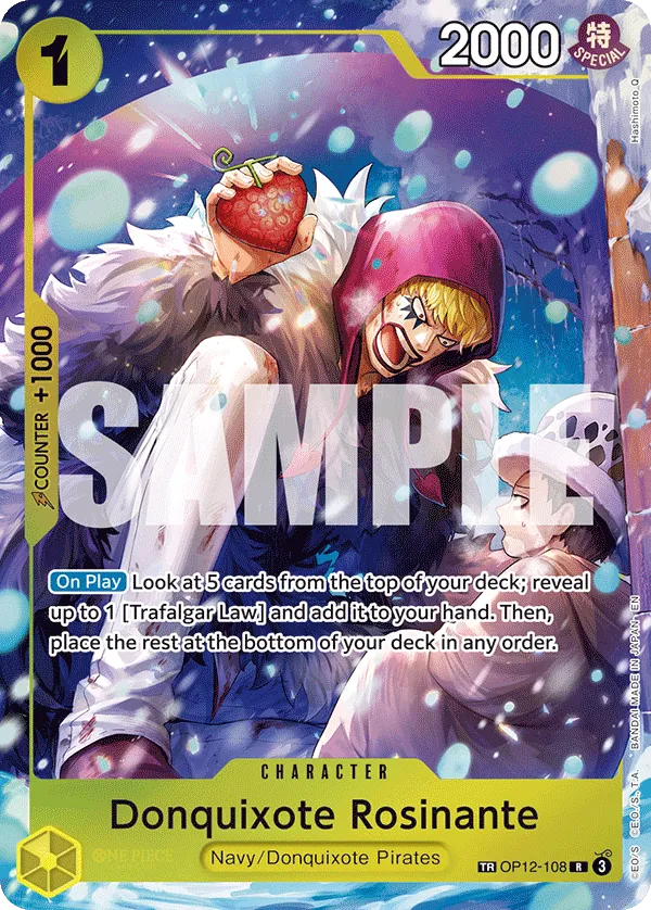 Donquixote Rosinante - OP12-108 - OP12-108 - Treasure Rare Foil (Inglés Foil NM)