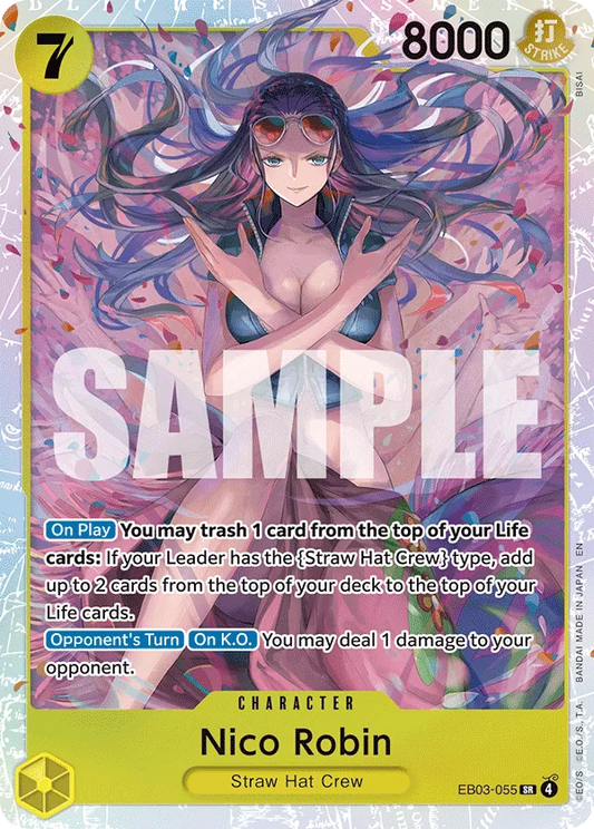 Nico Robin (055) - EB03-055 - Super Rare Foil (Inglés Foil NM)