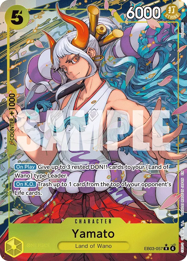 Yamato (Alternate Art) - EB03-057 - Alternate Art Foil (Inglés Foil NM)