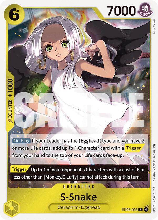 S-Snake - EB03-059 - Rare Foil (Inglés Foil NM)