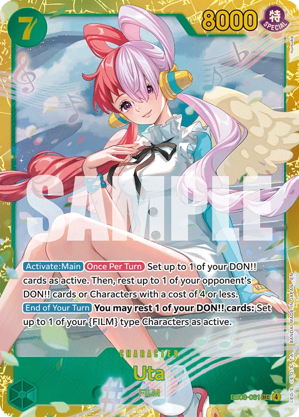 Uta (061) - EB03-061 - Secret Rare Foil (Inglés Foil NM)