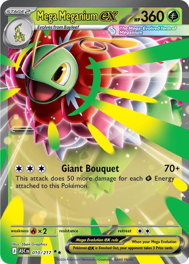 Mega Meganium ex - 010/217 - Double Rare (Inglés Foil NM)