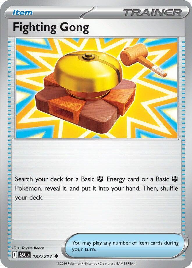Fighting Gong - 187/217 - Uncommon (Inglés NM)