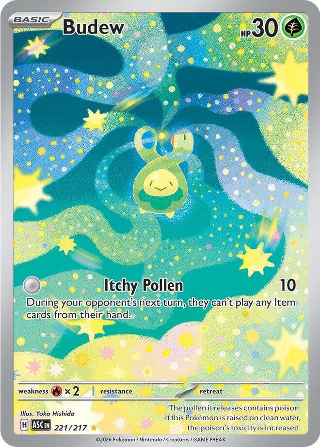 Budew - 221/217 - Illustration Rare (Inglés Foil NM)
