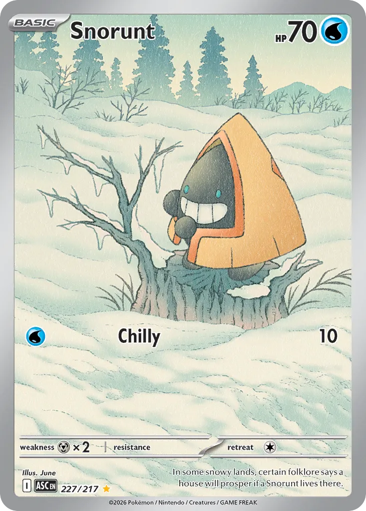 Snorunt - 227/217 - Illustration Rare (Español Latino Foil NM)
