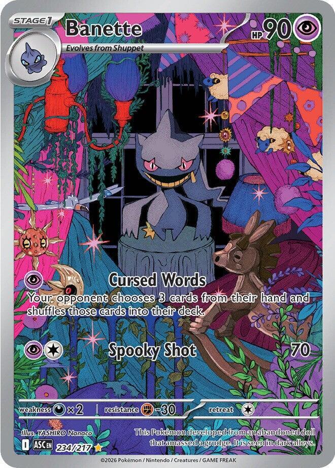 Banette - 234/217 - Illustration Rare (Inglés Foil NM)