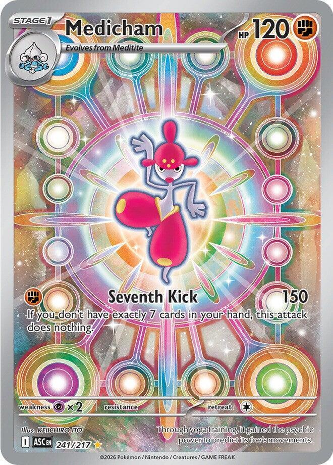 Medicham - 241/217 - Illustration Rare (Inglés Foil NM)