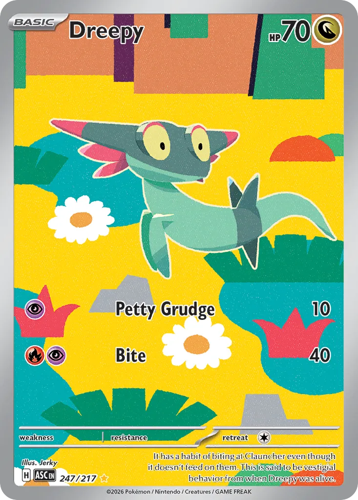 Dreepy - 247/217 - Illustration Rare (Español Foil NM)