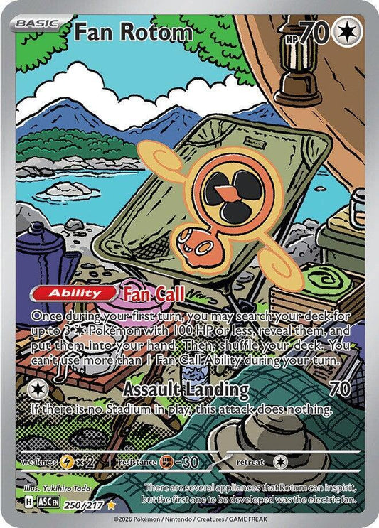 Fan Rotom - 250/217 - Illustration Rare (Inglés Foil NM)