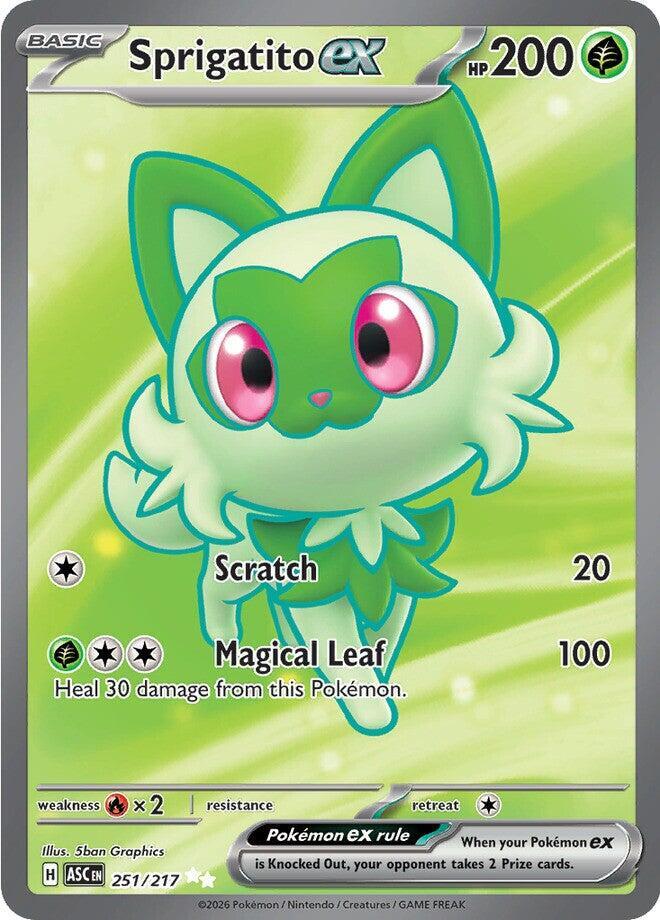 Sprigatito ex - 251/217 - Ultra Rare (Español Foil NM)