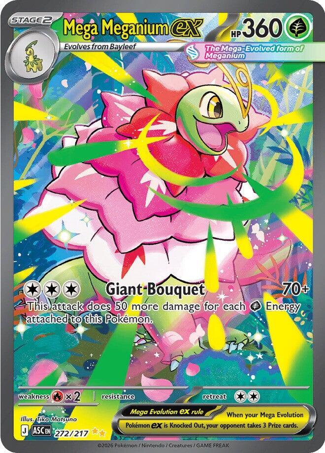 Mega Meganium ex - 272/217 - Special Illustration Rare (Inglés Foil NM)